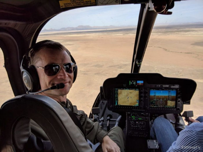 First Los Angeles Flight School with Bell 505