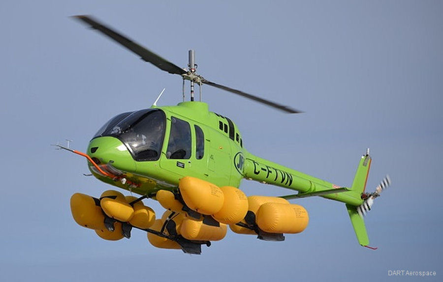 FAA Approves Bell 505 DART’ Emergency Flotation System
