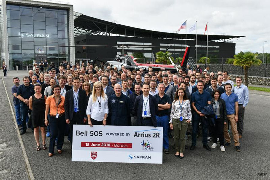 Bell 505 European Tour at Safran’ Bordes Plant