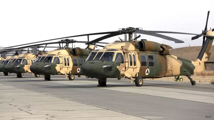 Afghan Air Force Black Hawk Crashed