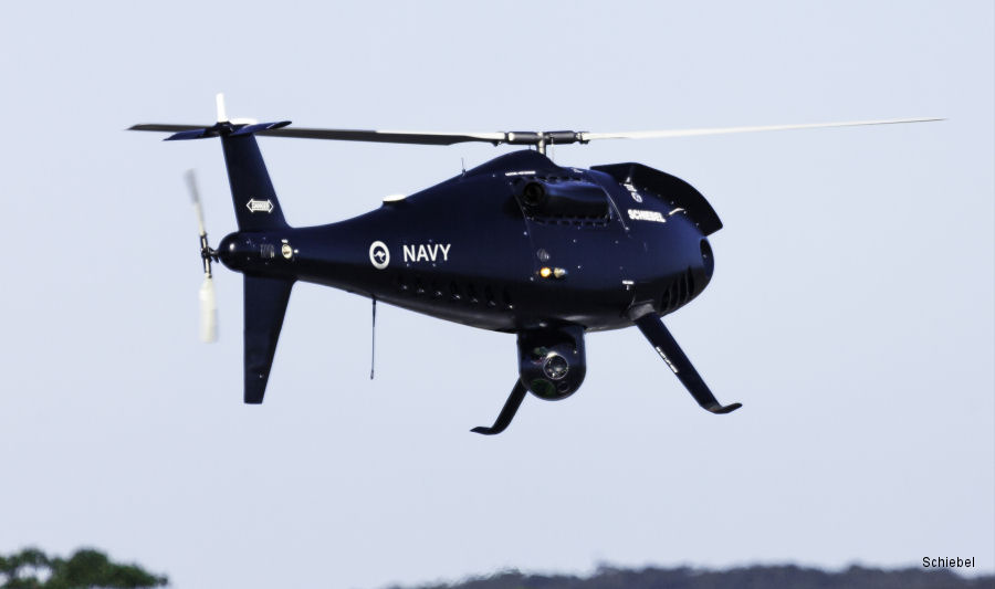 Camcopter Heavy Fuel Drone Demo in Australia