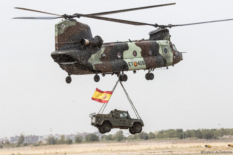 Spanish Army to Upgrade Chinooks to CH-47F