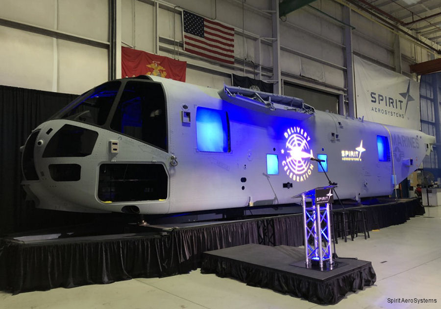 Spirit Delivered Final CH-53K Prototype Fuselage