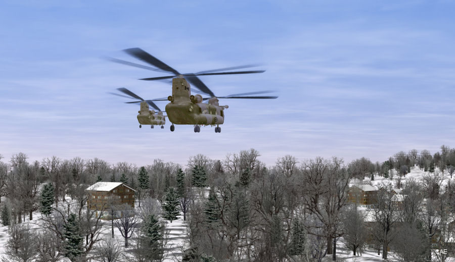 CAE Joins Chinook Team for German Competition