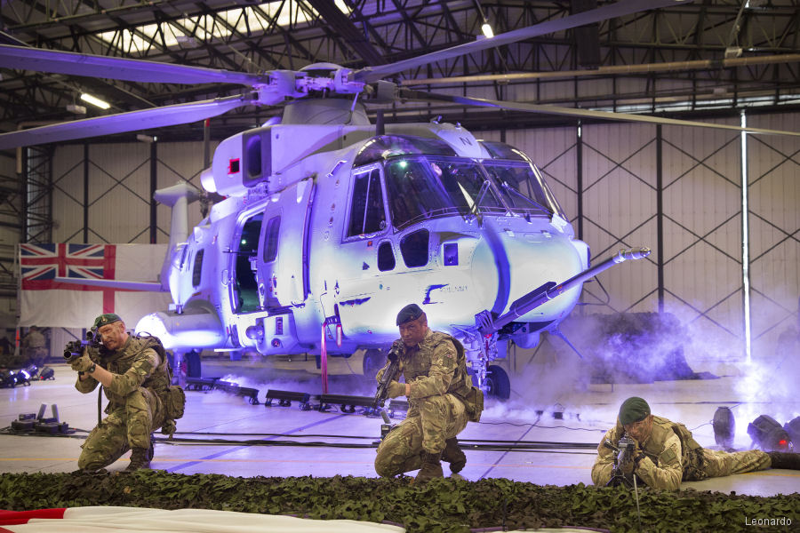 First Commando Merlin Mk4 Delivered to Royal Navy