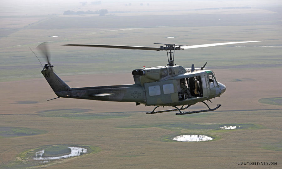 USA Donates Four UH-1N to Costa Rica