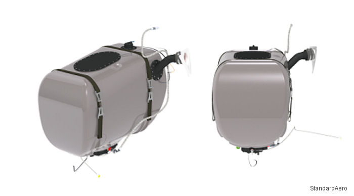 helicopter news February 2018 Crash-Resistant Fuel Tanks for Papillon EC130