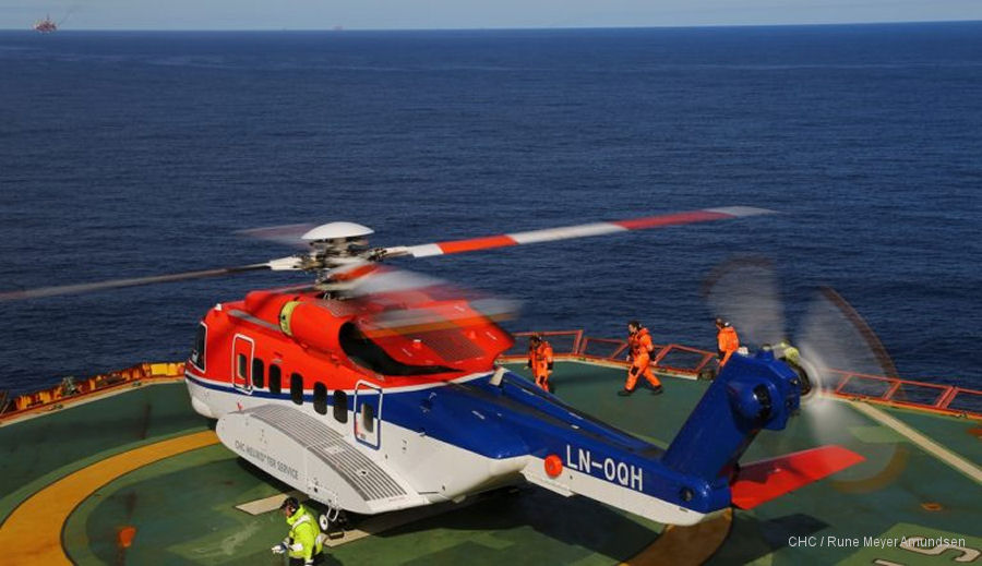OMV Oil Contract for CHC Norway S-92