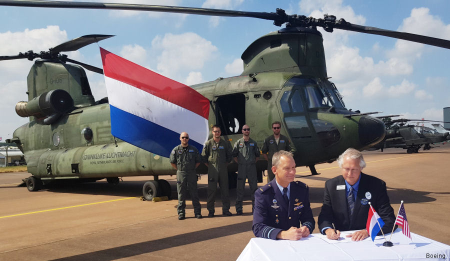 Boeing Support for Dutch Apaches and Chinooks