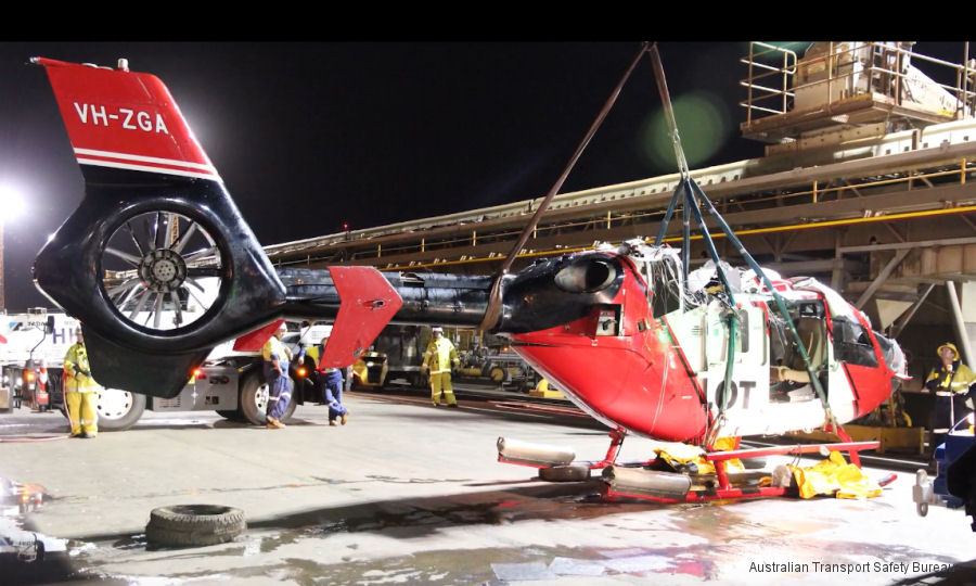 Preliminary Report EC135 VH-ZGA Accident