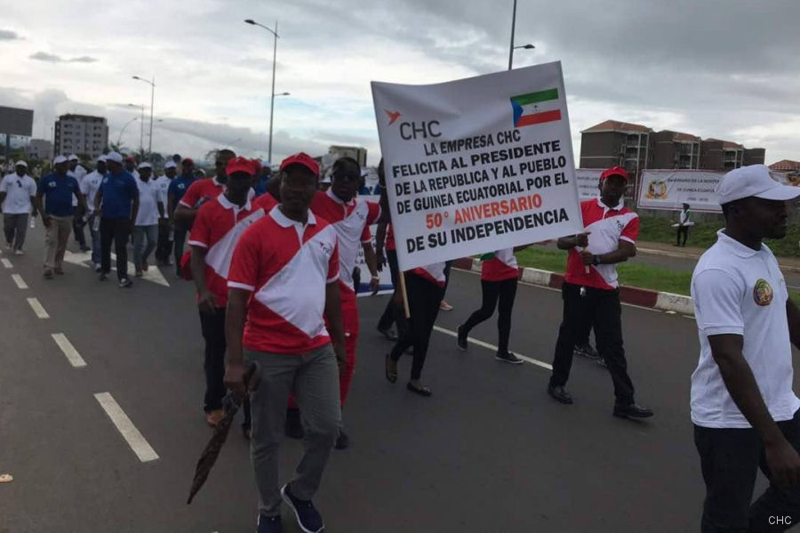 CHC in Equatorial Guinea’s Independence 50th Anniversary