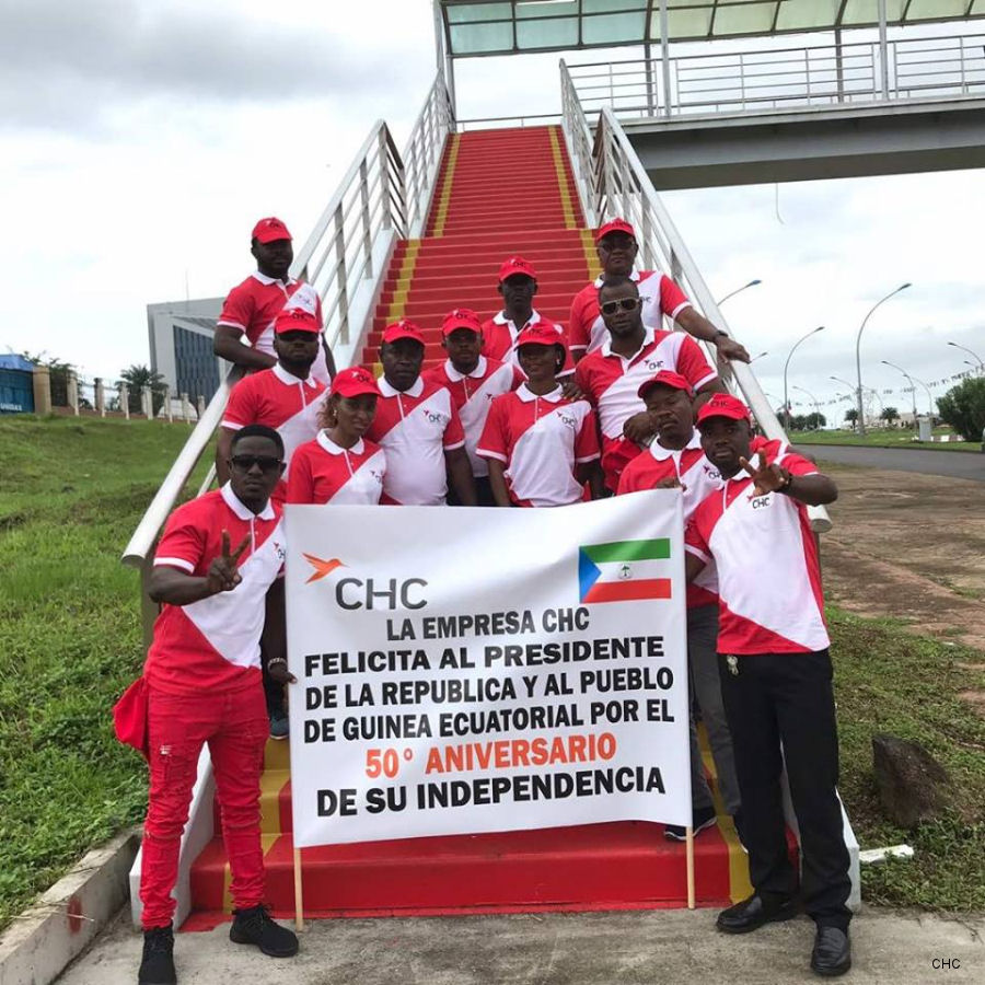 CHC in Equatorial Guinea’s Independence 50th Anniversary
