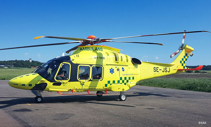 BSAA AW169 Starts Operations at Göteborg