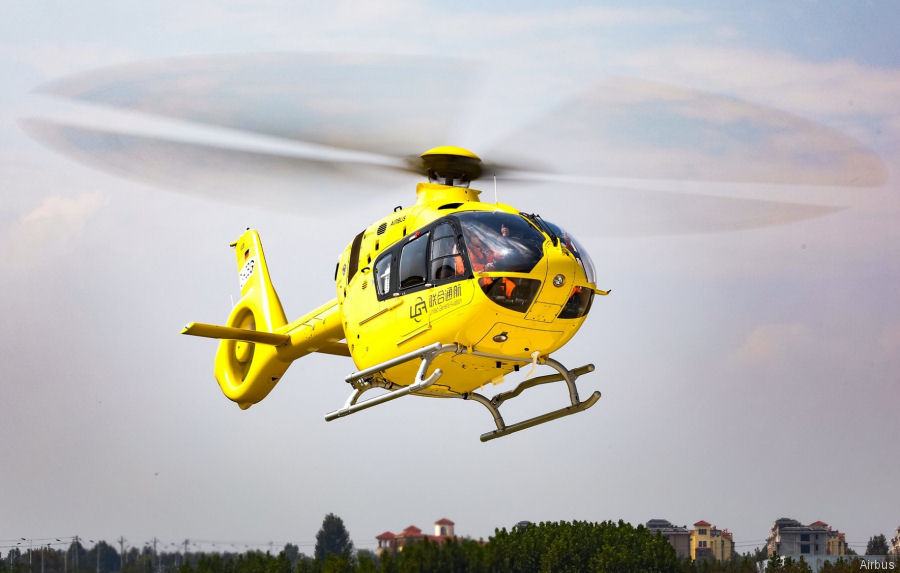 Airbus Delivers First of 100 H135 to China