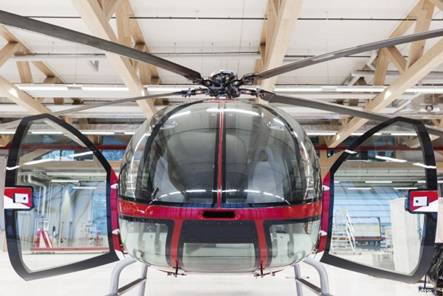 Kopter SH09 in Customer Livery at Helitech 2018