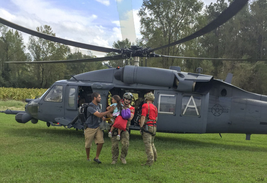 National Guard Pave Hawk in Hurricane Florence Relief