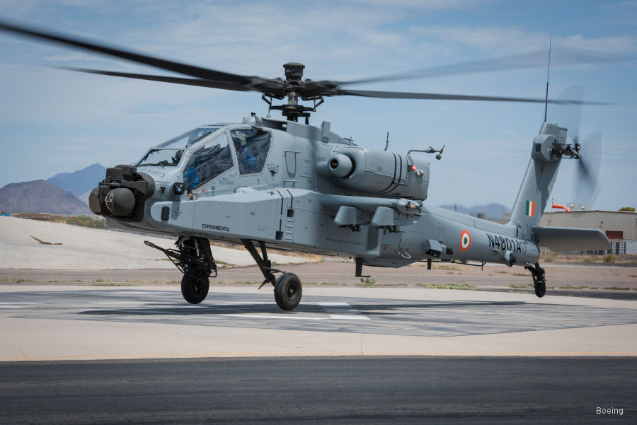 India Apache and Chinook First Flight