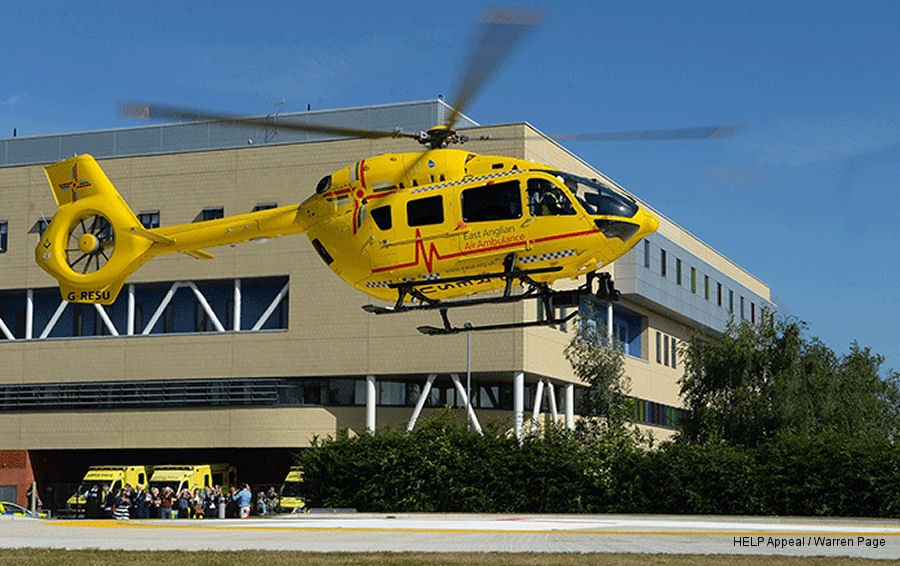 Ipswich Hospital’s Helipad First Landing