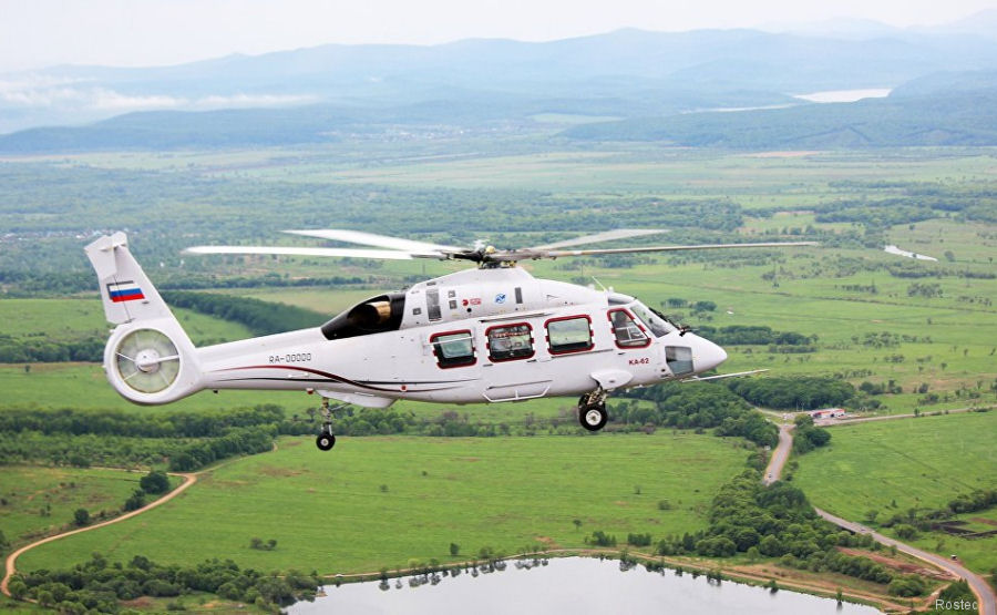 Ka-62 Being Prepared for Flight Tests