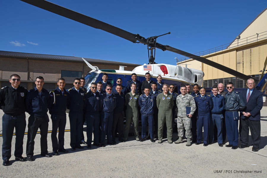 Latin American Cadets Visits USAF 1st HS