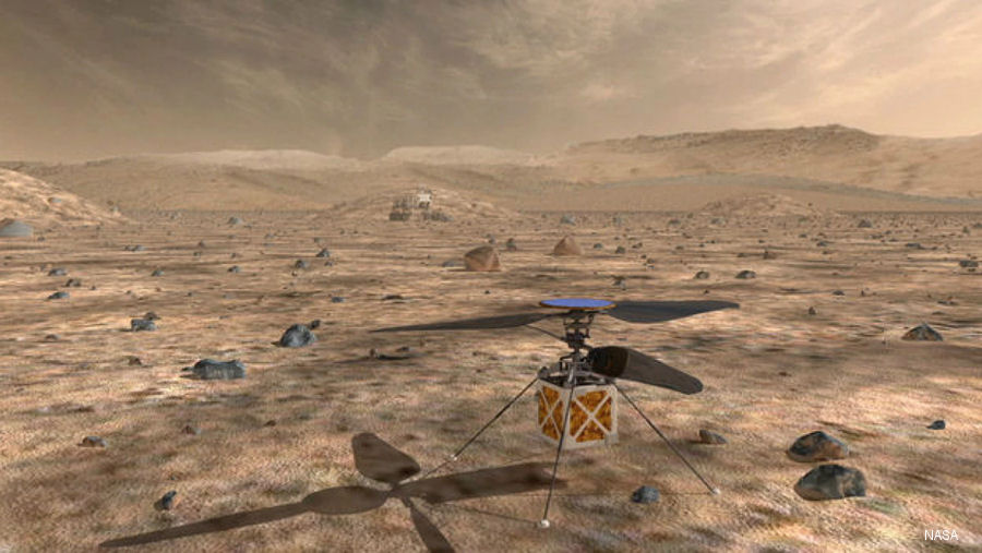 Mars Drone Helicopter in Production at JPL