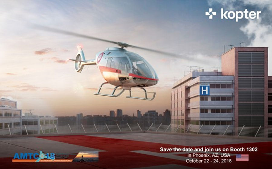 Medical Kopter SH09 at AMTC 2018