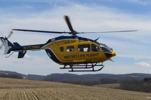 Metro Life Flight EC145 at Heli-Expo 2018