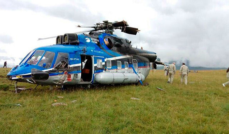 helicopter news August 2018 Mi-171A2 Prototype Suffered Hard Landing