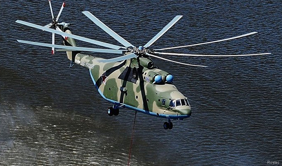 First Flight of Modernized Mi-26T2V