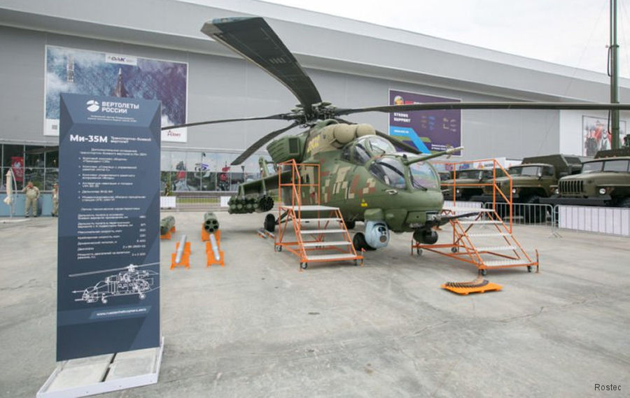 Modernized Mi-35 at Army-2018