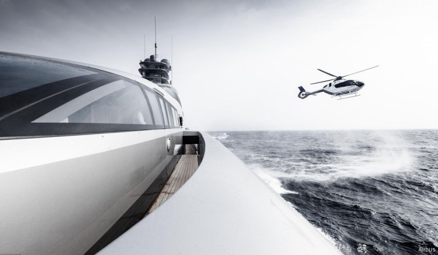 Airbus ACH135 at Monaco Yacht Show 2018