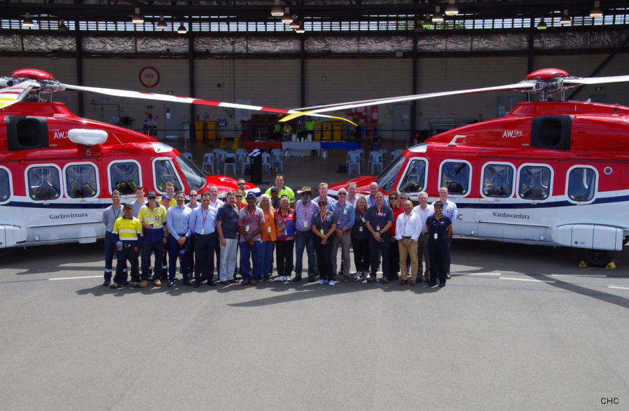 CHC Australia Naming Ceremony for Two AW189