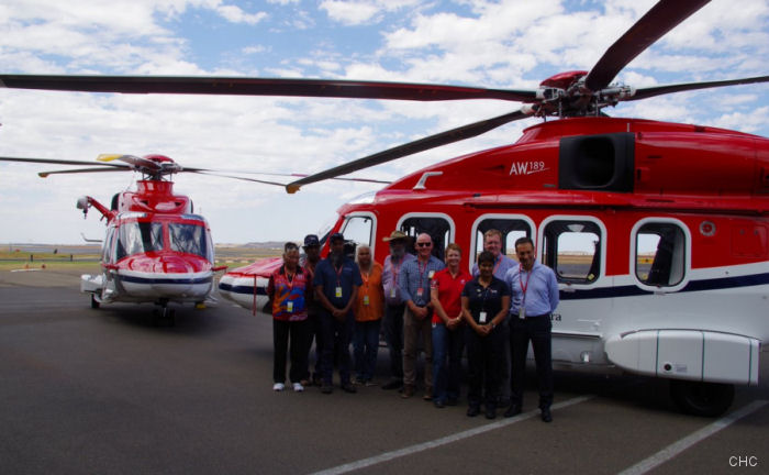 CHC Australia Naming Ceremony for Two AW189