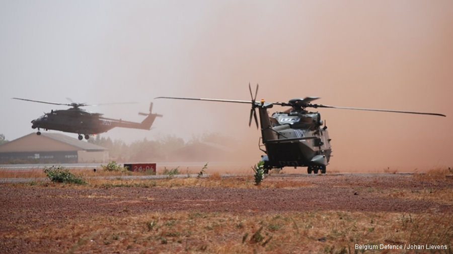 Belgian NH90 Ready in Gao for MINUSMA