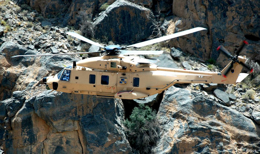 Qatar compró 16 NH90 TTH (Airbus), 12 NH90 NFH (Leonardo) y 16 H125 durante el DIMDEX 2018 en Doha.  Entregas programadas para 2022-2025.  350 NH90 ya entregados a 13 países