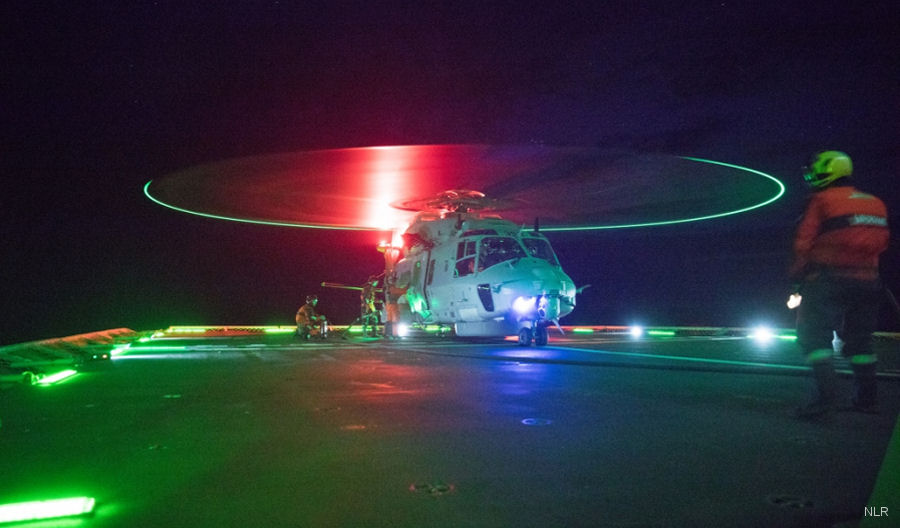 Norwegian NH90 Sea Landing Trials in the Netherlands