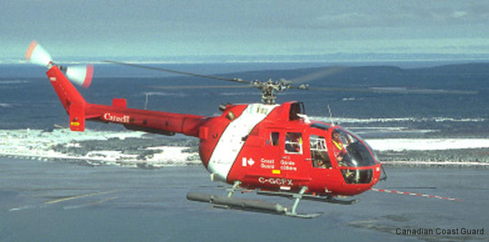 Canadian Coast Guard Bo105 Donated to College