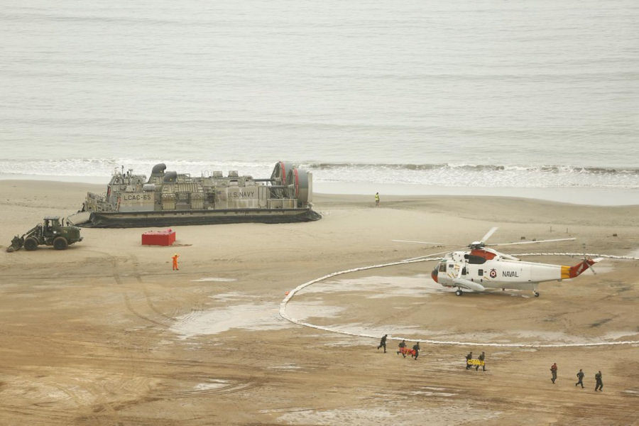 USS Somerset in Peru for Disaster Response Exercise