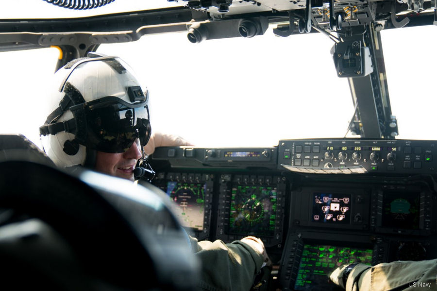 First Flight for All US Navy Crew in Osprey