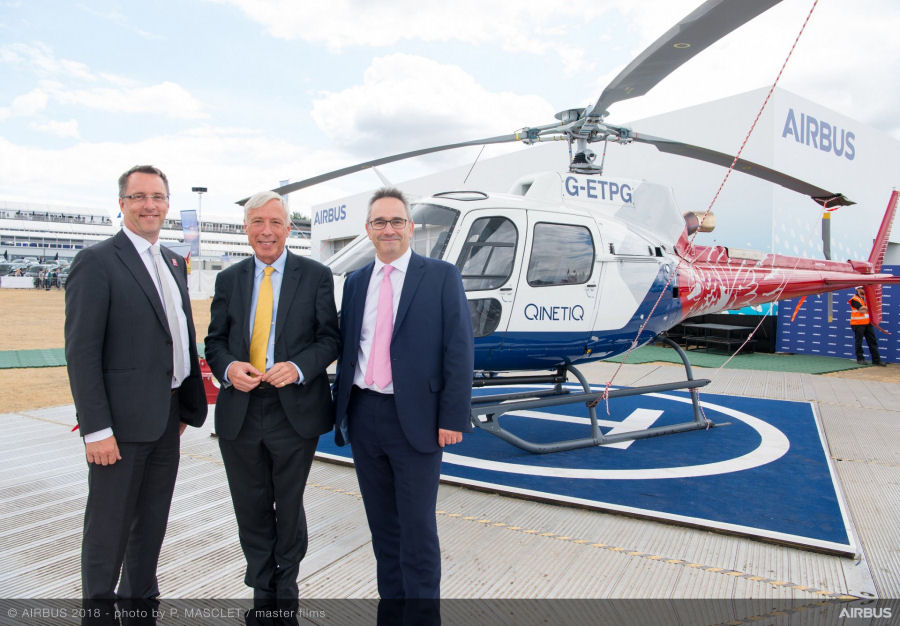 QinetiQ Received Fourth and Last H125 for ETPS