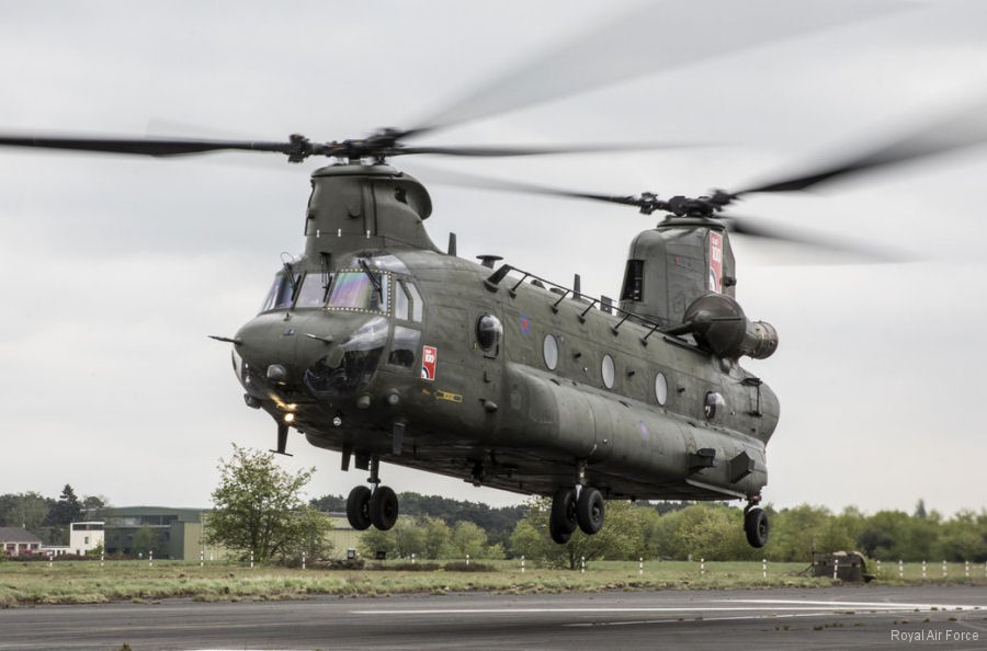 Chinook Visits Historical RAF Germany Bases