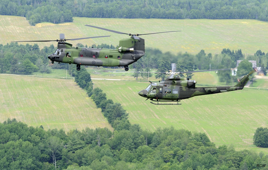 RCAF Chinook and Griffon to Mali for MINUSMA