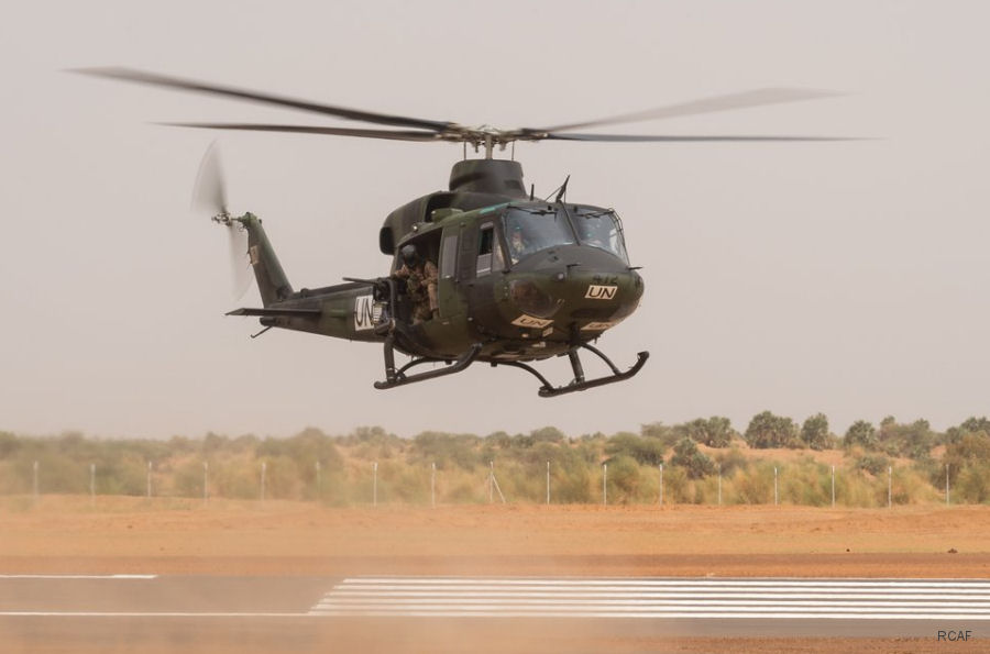 Canadian Helicopters Arrived to Mali