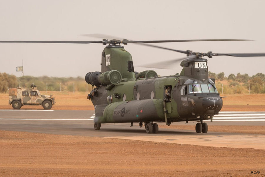 Canadian Helicopters Arrived to Mali