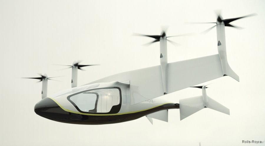 Rolls-Royce Unveils eVTOL Project