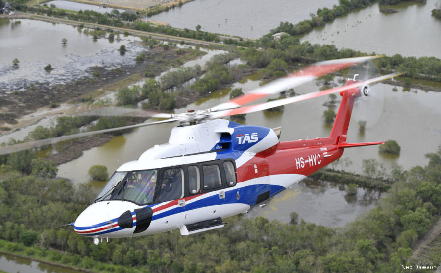 10,000 Flight Hours for Thai Aviation Services <span class=nobr>S-76D</span>