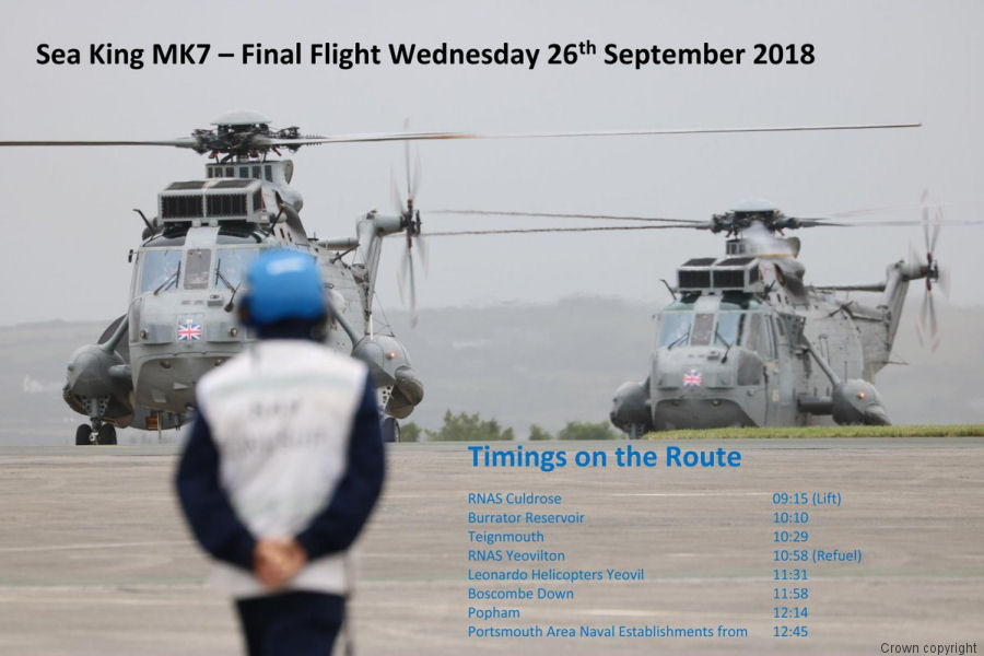 Sea King Flypast Ends 49 Years of Service