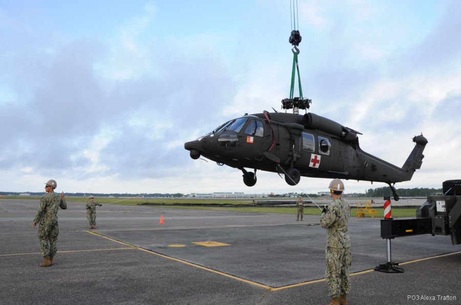 Seabees Lift HH-60L Black Hawk