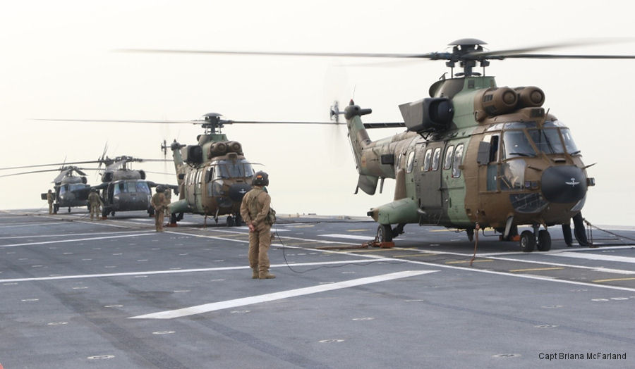 Spanish Army Helicopters Arrived to Kuwait