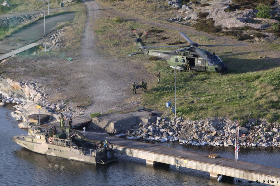 Finland NH90 in Sweden’s Flygvapenövning 18